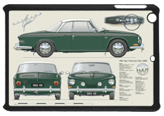 VW Karmann Ghia 1962-69 Small Tablet Covers
